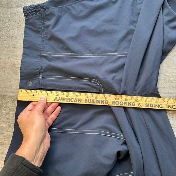 Athleta Chelsea Utility Wide Leg Pant Blue Cargo 14 Athletic - Picture 12 of 15